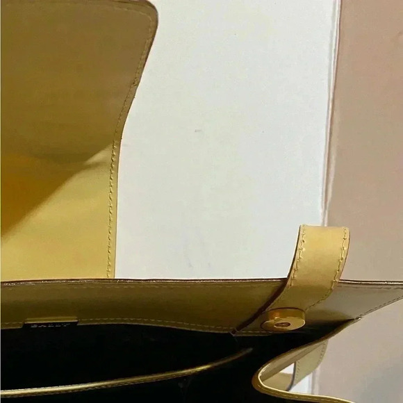 Bally beige leather shoulder handbag - Picture 7 of 14